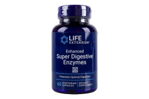Добавка диетическая вегетарианские капсулы Super digestive enzymes Enhanced Life Extension 60шт