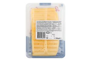 Сыр 50% твердый нарезанный ломтиками Creamy Яготинський лоток 130г