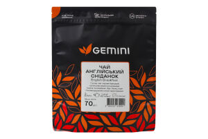 Чай Англійський сніданок Gemini д/п 70г