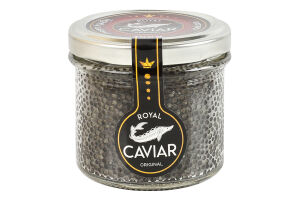 Ікра осетрових зерниста De Luxe Royal Caviar в/ґ с/б 100г