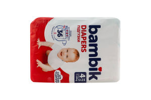 Трусики-подгузники для детей 7-18кг 4 Bambik 36шт