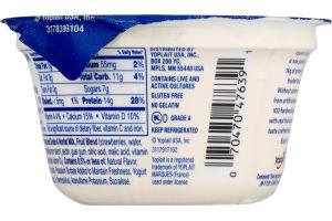 Yoplait Greek 100 Protein Fat Free Yogurt Strawberry Cheesecake