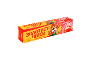 Чипси картопляні зі смаком крабів Золотисті к/у 50г