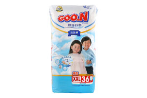 Підгузки-трусики Slim&Comfortable XXL 15-25кг 36шт Goo.N
