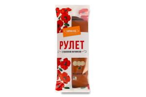 Рулет с маковой начинкой Київхліб м/у 300г