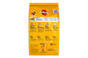 Корм сухой полнорационный для взрослых собак маленьких пород С говядиной и овощами Mini Pedigree м/у кг