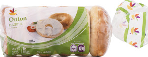 Ahold Onion Bagels - 6 CT