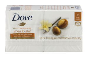 Dove Purely Pampering Shea Butter Beauty Bar - 6 CT