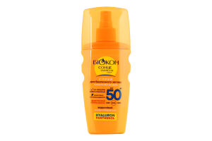 Спрей для безопасного загара с пантенолом SPF 50 Біокон 160мл