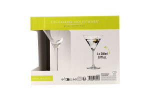 Бокал для коктейля 260мл №CC7000730 Excellent Houseware 4шт