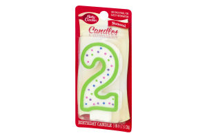 Betty Crocker Birthday Candle Numeral 2