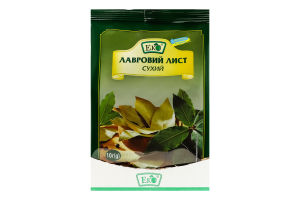 Лист лавровий сухий Еко м/у 10г