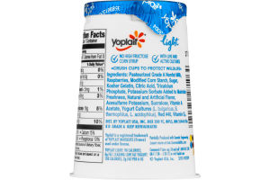 Yoplait Fat Free Yogurt Light Raspberry Cheesecake