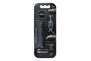 Ароматизатор Aroma Car Hex чорний 835752