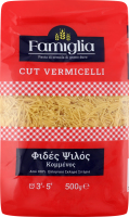 Вироби макаронні з твердих сортів пшениці Cut vermicelli Famiglia м/у 500г