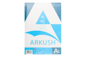 Папір офісний А4 білий 80г/м2 100аркушів Аркуш