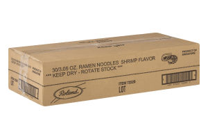 Roland Ramen Noodles Shrimp - 30 CT
