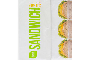 Smart Sense Sandwich Bags - 300 CT