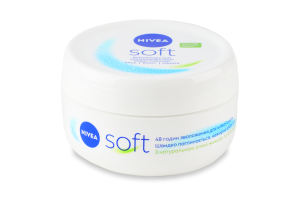 Крем для лица рук и тела интенсивный увлажняющий Soft Nivea 200мл