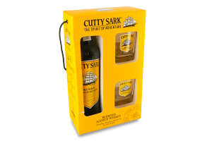 Набір Віскі 40% 0,7л+2склянки Cutty Sark