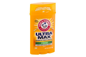 Arm & Hammer Ultra Max Antiperspirant Deodorant Solid Fresh