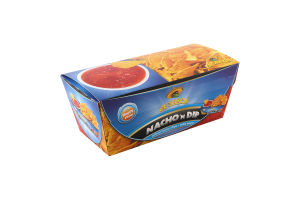 Чипсы с солью + соус сальса пастеризованный Nacho EL Sabor к/у 175г