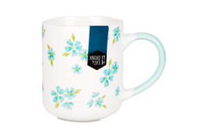 Чашка Eat&Drink сині квіти 385мл 985192