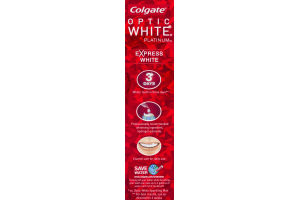 Colgate Optic White Platinum Express White Toothpaste Fresh Mint