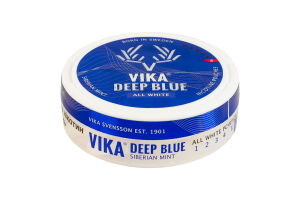 Порції нікотиновмісні з підсолоджувачами Vika Deep blue Siberian mint 20шт