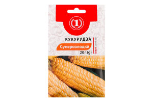 Насіння Кукурудза Суперсолодка 20г ТМ "1"