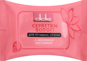 Серветки вологі Didie 20 шт. д/інтимної гігієни