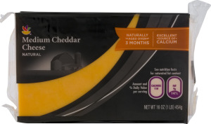 Ahold Natural Cheese Medium Cheddar