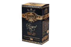 Чай чорний листовий Earl Grey Royal Edems к/у 100г