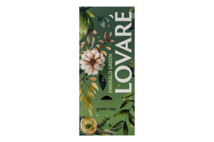Бленд чаю зеленого та улуна байхового дрібного Emerald green Lovare к/у 24х1.5г