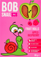 Конфеты фруктово-ягодные натуральные Яблоко-малина Roll Bob Snail к/у 60г