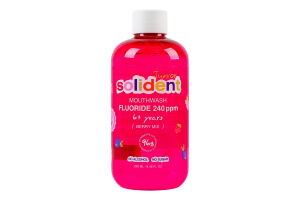 Ополаскиватель для ротовой полости для детей от 6лет Ягодный микс Junior Solident 250мл