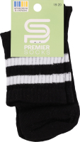 Шкарпетки Premier socks вис спорт смуж чорн р18-20
