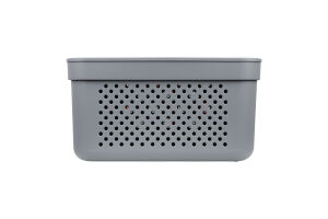 Корзина Simple 15л сірий матовий Алеана