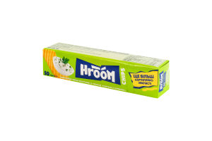 Чипси картопляні пластинки Сметана із зеленню Hroom к/у 50г