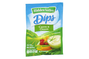 Hidden Valley Dips Mix, Chive & Onion, 0.9 Ounce