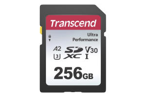 Карта памяти SDXC 300S 256GB UHS-I U3 V30 Class 10 №TS256GSDC300S Ultra perfomance Transcend 1шт