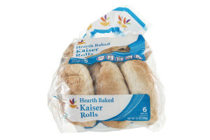 Ahold Hearth Baked Kaiser Rolls - 6 CT