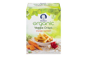 Gerber Organic Veggie Crisps Orange Harvest - 5 CT