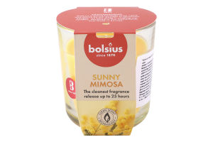 Свічка в склі Мімоза Bolsius 8*7,3см