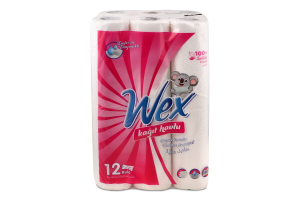 Рушник паперовий Wex 12 рул. 2 шари И153 (Туреччина)