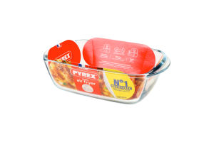 Форма скляна прямокутна 1.2л 23x15х7см №215В100/7948 Air fryer Pyrex 1шт