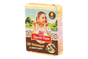 Сыр плавленый 36% порционный со вкусом грибов Звени Гора м/у 70г