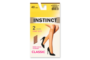Получулки женские Instinct Classic 40den 23-25 natural 2пары