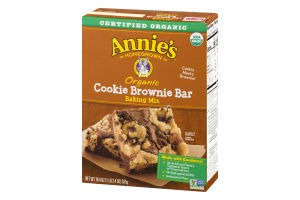 Annie's Home Organic Baking Mix Cookie Brownie Bar