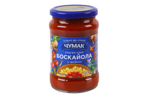 Спагетти-соус с грибами Боскайола пастеризованный Чумак с/б 290г